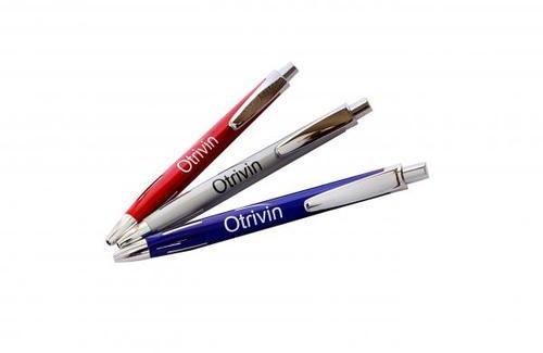 Red Metal Pen, Color : Blue, White