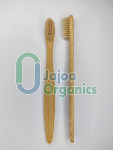 Wooden Eco Friendly Bamboo Toothbrush, for Cleaning Teeths, Feature : Crack Proof, Durable