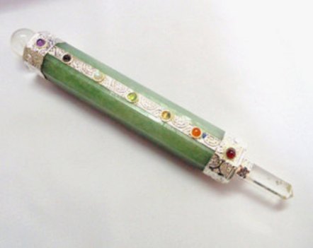 Green Aventurine Healing Stick, Packaging Type : Plastic Box