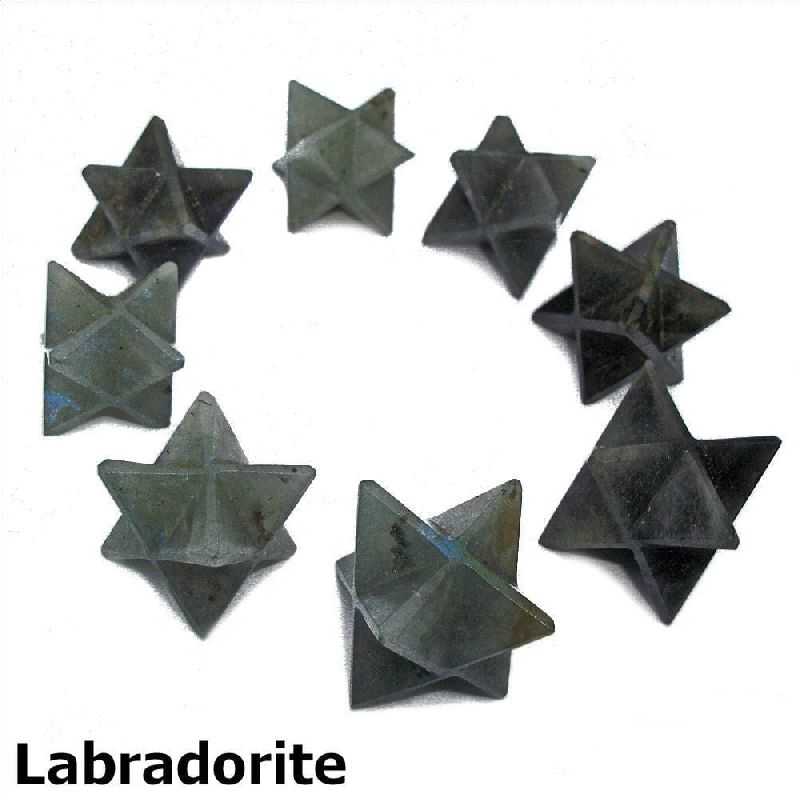 Polished Labradorite Merkaba Star, Packaging Type : Plastic Packet, Plastic Pouch