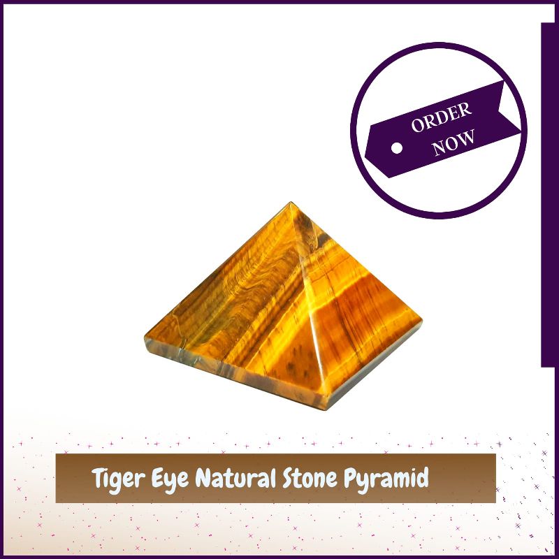 Tiger Eye Pyramid