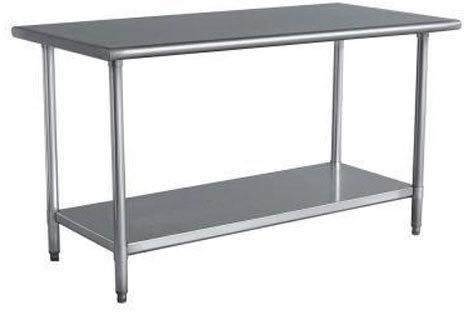 Stainless Steel Work Table, Shape : Rectangular