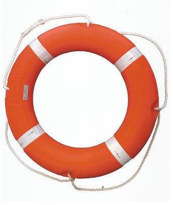 Round FIBRE Lifebuoy, Color : ORANGE