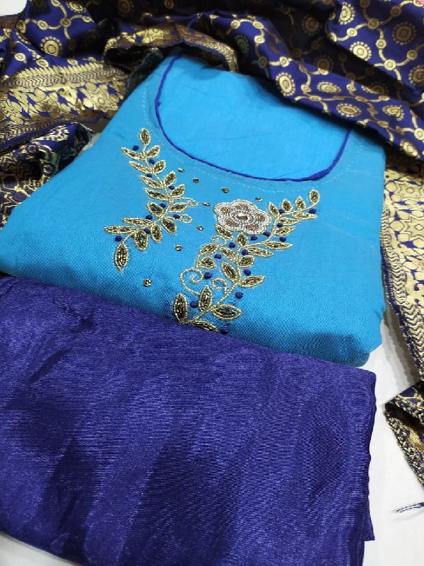 embroidery dress material