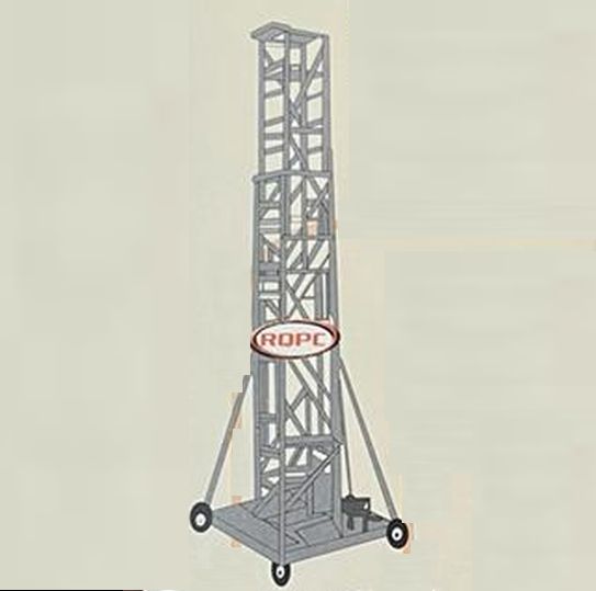 Polished Metal Telescopic Tower Ladder, for Constructional, Industrial Use, Feature : Durable, Fine Finishing