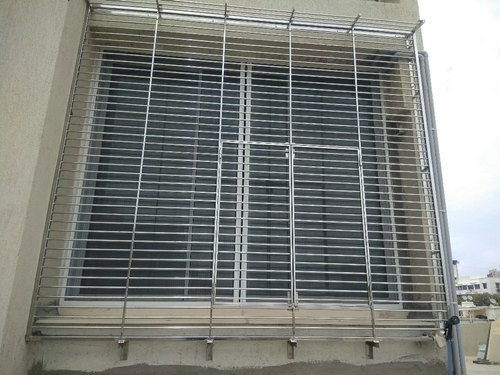 Stainless steel window grill, Position : Exterior