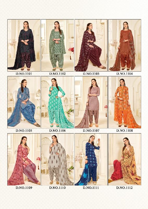 Cotton Printed designer churidar suits, Feature : Comfortable, Easily Washable