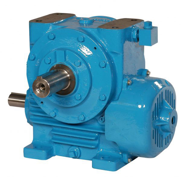 Polished Cast Iron NU Worm Gearbox, Mounting Type : Flange