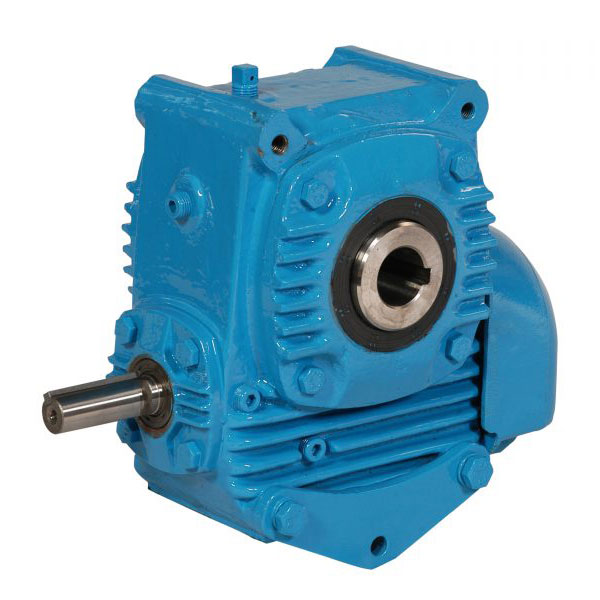 Polished Cast Iron Shaft Mounted Worm Gearbox, Mounting Type : Flange