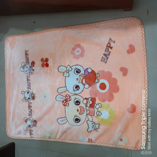 500gm Cartoon Cloudy Baby Blanket, Size : 40x60