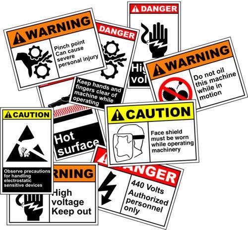 Printed Plastic Safety Labels, Packaging Type : Packet