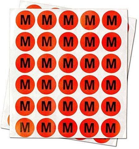 Self Adhesive Stickers, Color : Red