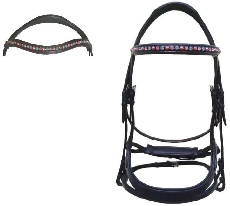 Polished Leather BR-007 Snaffle Bridle, for Tie Up An Animal, Size : Standard