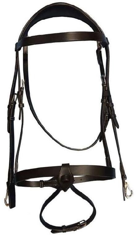 Polished Leather BR-024 Snaffle Bridle, for Tie Up An Animal, Size : Standard