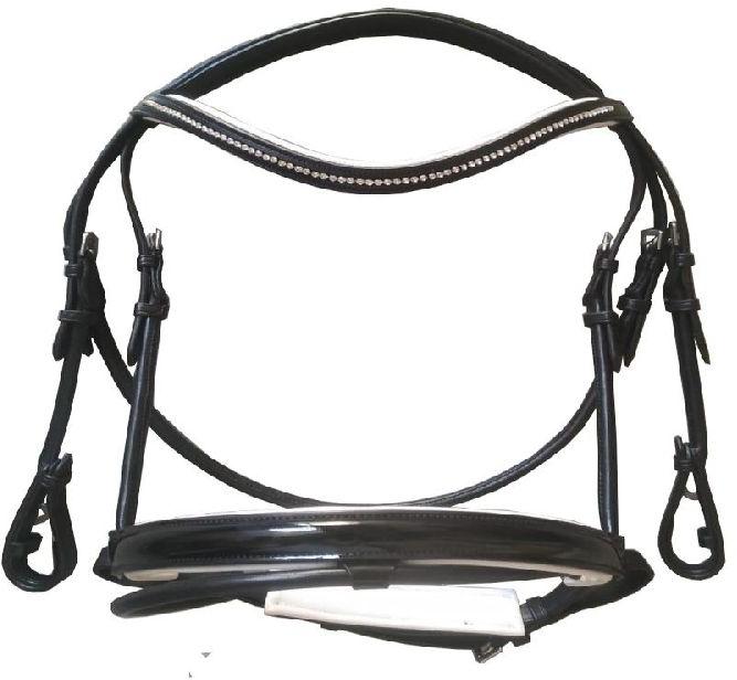 Polished Leather BR-037 Snaffle Bridle, for Tie Up An Animal, Size : Standard