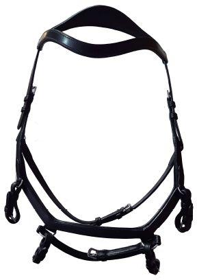Polished Leather BR-051 Snaffle Bridle, for Tie Up An Animal, Size : Standard