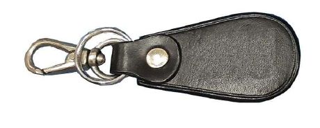 Polished Plain KR-002 Leather Keyring, Size : Standard