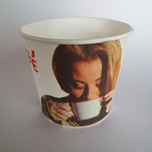 Printed 100ml Paper Cup, Style : Double Wall