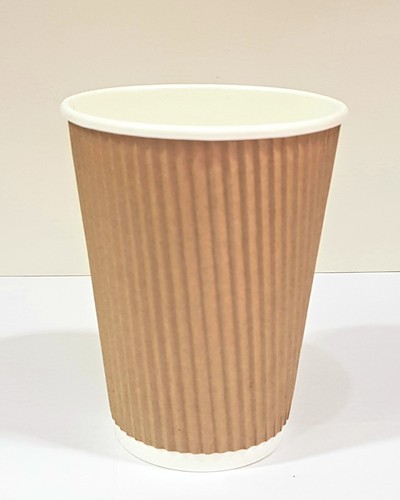 650ml Paper Ripple Cup, for Coffee, Cold Drinks, Feature : Biodegradable, Color Coated, Eco-Friendly