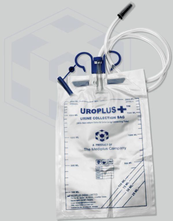 Uroplus+™ Urine Collection Bag, Size 2000ML at Rs 23 in delhi ID