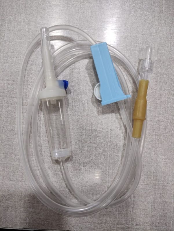 Vented IV Set, for Clinical Use, Hospital Use, Feature : Soft