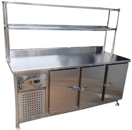 Stainless Steel Food Counter, for Industrial, Size : Multisizes