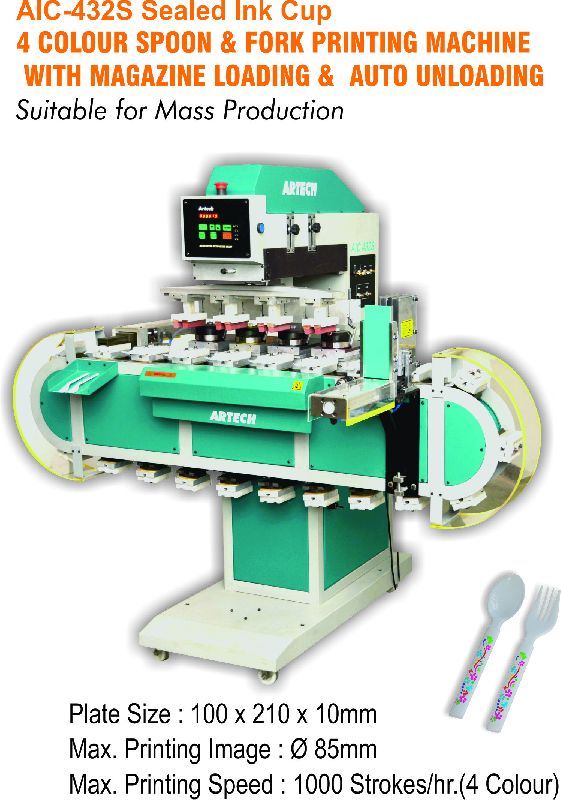 Multi colour pad printing machine