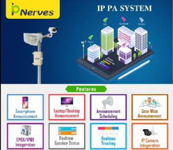 IP Based Public Announcement system, for Complex, Mall, Metro Station, Railway Station