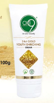 24ct Gold Youth Enriching Cream, for Parlour, Personal, Form : Paste
