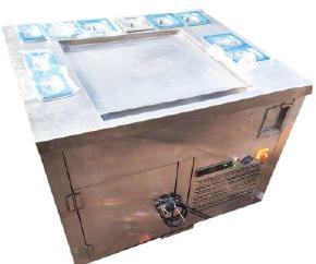 Ice Cream Roll Machine, Housing Material : Stainless Steel