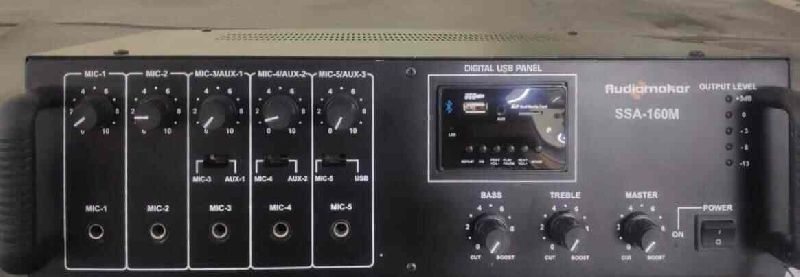 Battery audiomaker ssb160 pa amplifier, for Events, Function, Parties, Personal Use, Voltage : 220V