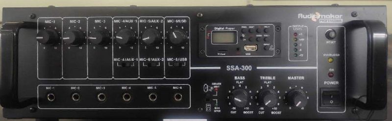audiomaker ssa300 pa mixer amplifier