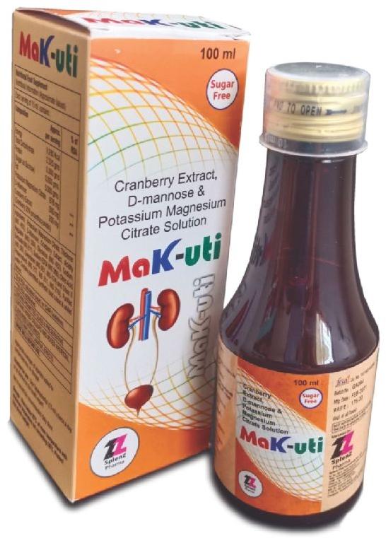 MaK-uti Mak UTI Syrup, Packaging Size : 100 Ml