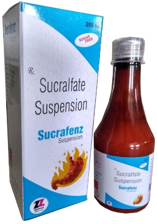 Sucrafenz Suspension, Packaging Type : Glass Bottle, Plastic Bottle