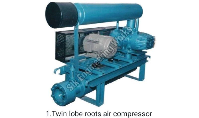Twin Lobe Roots Air Compressor, for Indsurial Use