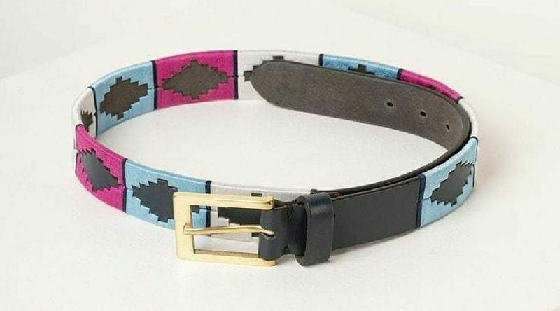 Plain Ladies Leather Handmade Belts, Color : Multicolor