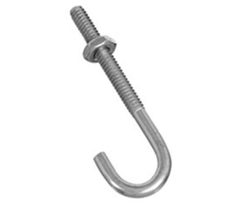 Round Metal j type foundation bolt, Size : 15-30mm, 30-45mm