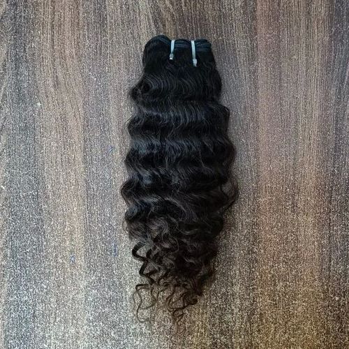 Curly Human Hair Extension, for Parlour, Length : 16 Inch