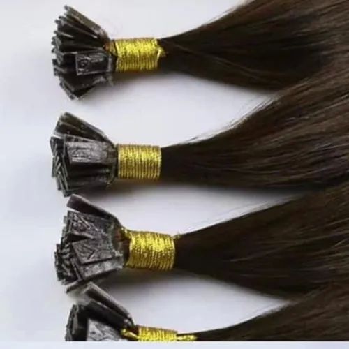 Flat Tip Hair Human Hair Extension, for Parlour, Gender : Female