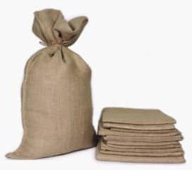 Hessian Jute Bag, for Packaging Food, Pattern : Plain