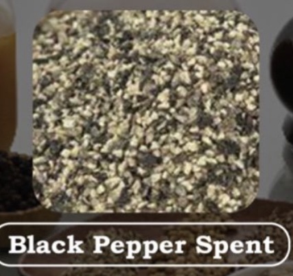 Common black pepper spent, for Spices, Form : Granules