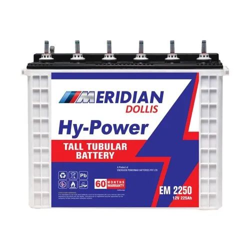 EM 2250 Meridian Tubular Battery, Voltage : 12 V