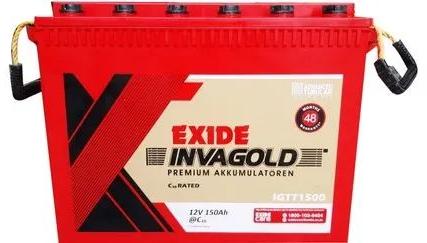 Exide Inva Gold Battery, Capacity : 150 Ah