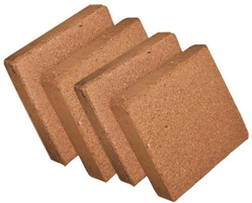 Square Buffered Coco Peat Block, Form : Solid