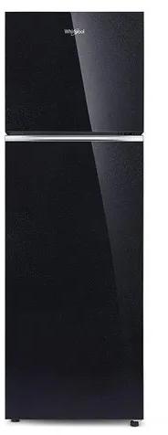 Crystal Black Stainless Steel Whirlpool Double Door Refrigerator