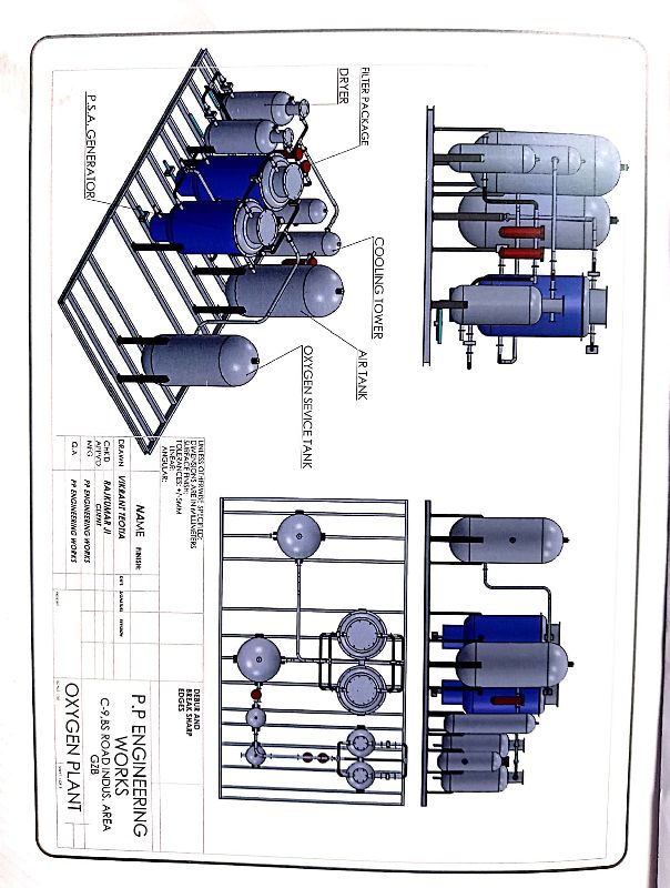 Psa oxygen gas plant