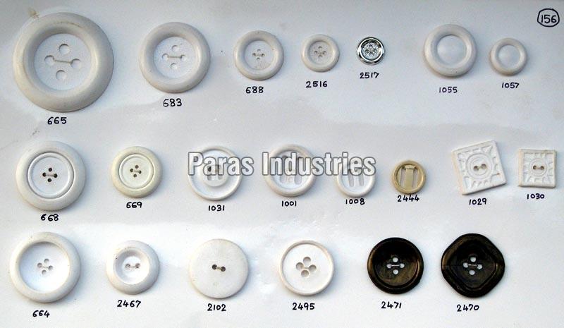 Round Rubber Buttons, for Garments, Color : Multicolor