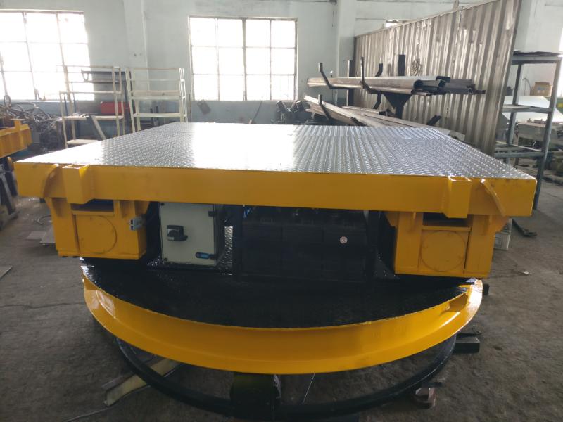Round Electric Industrial Turntable, for Handling Material, Voltage : 220V