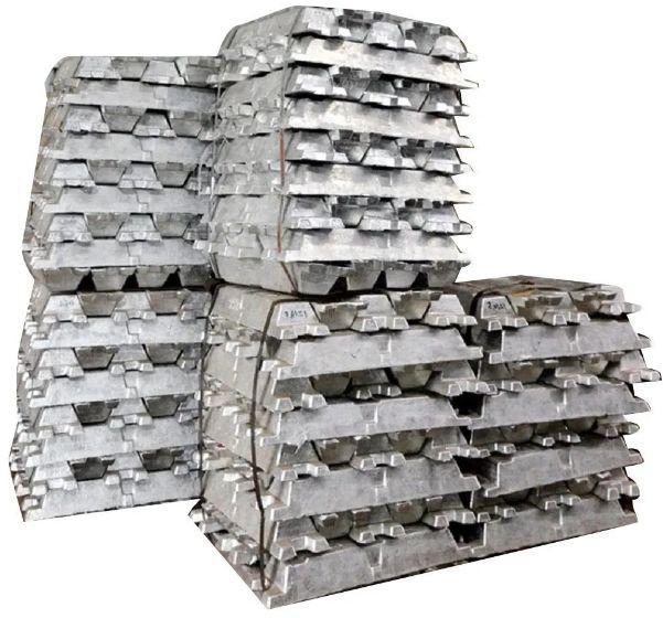 Rectengular Polished Aluminium Commercial Ingot, Purity : Sn99.995%