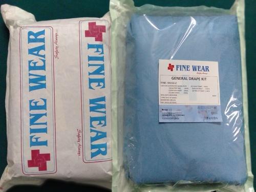 Non-Woven General Drape Kit, for Hospital, Color : Blue